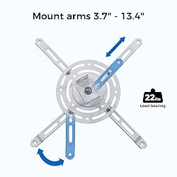 Low Profile Projector Ceiling Mount Universal, 22