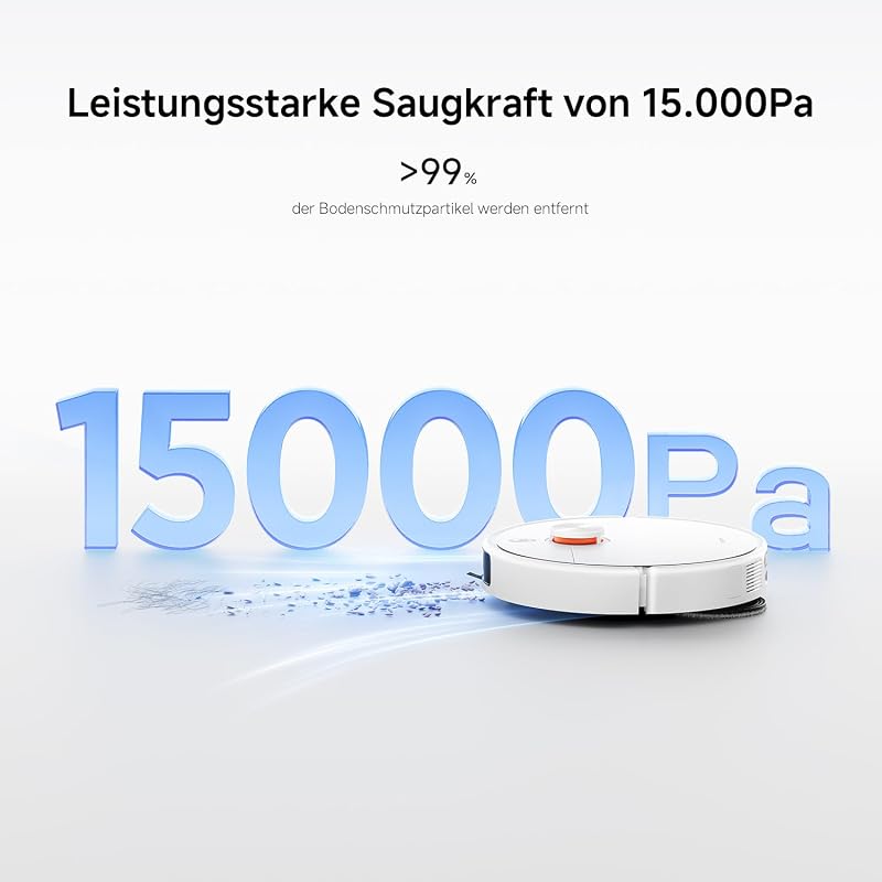 H50 Pro Saugroboter mit Wischfunktion, 15.000 Pa, ausfahrbarer Arm — Foto 4 von 8