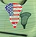 LAX SO HARD USA Flag Lacrosse Sticker