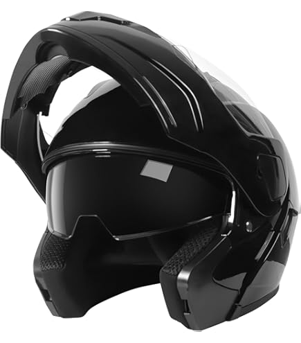 Amazon.com: TRIANGLE Motorcycle Helmets Full face Helmet for Adults Men and  Women Dual Visor with Internal Sunshield DOT Approved (Black Gray, Large) :  Automotive