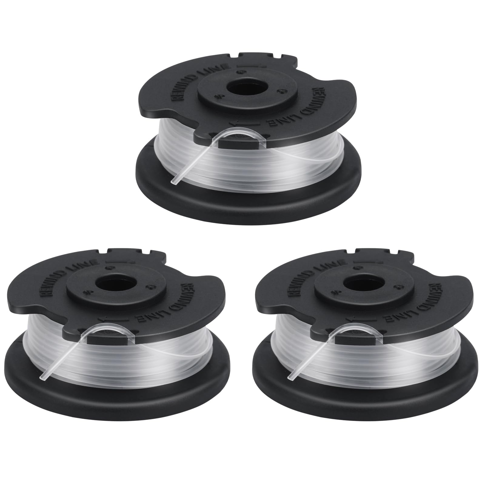 Eyoloty 3 Pack GE-CT 18/28 Li Trimmer Spool Line - 16ft (4.9m) 0.065" (1.65mm) - Compatible with Einhell Cordless Strimmer GE-CT 18/260 Li, GE-CT 18/28 Li, GE-CT 18/28 Li TC, GE-CT 18/28 Li-Solo