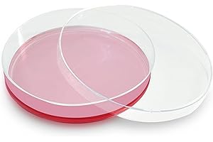 [20 Pcs]Petri Dishes,60 x 15 mm, Petri, DNase/RNase Free, Non pyrogenic, Clear, Sterilized, High Clarity polystyrene
