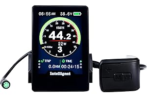 HIEBIKE BAFANG Intelligent Display for Ebike : 850C 860C DP-C18 600C 750C Touch Screen T1 for Bafang BBS01 BBS02 BBSHD Electric Mid Drive Kit（UART）