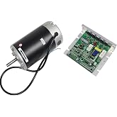 CNCTOPBAOS 550W Brushed DC Spindle Motor, 6000RPM M10, with Mini Lathe Motor Speed Controller Board, 110V Main Circuit Board Control Card for CJ0618 CJ-0618 CJ18A 7x14 Metal Lathe Parts Accessories