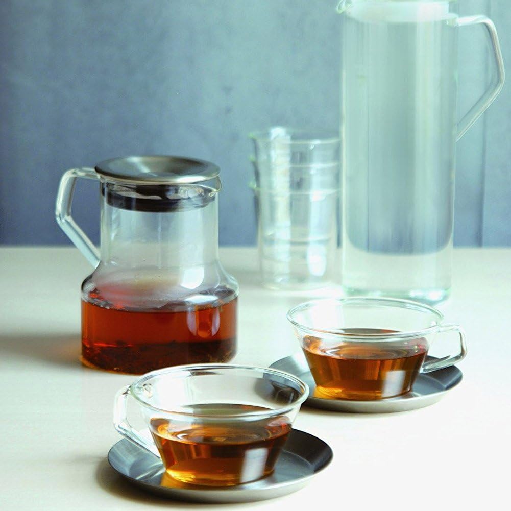 KINTOキントーCASTキャストティーカップソーサー 220ml ステンレス23086