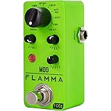 FLAMMA FC05 Mini Modulation Pedal with Chorus Flanger Tremolo Phaser Vibrato Rotary Liquid Autowah Stutter Ring LowBit