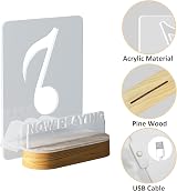 YuanDian Light Up Now Playing Vinyl Record Stand USB Powered view 8