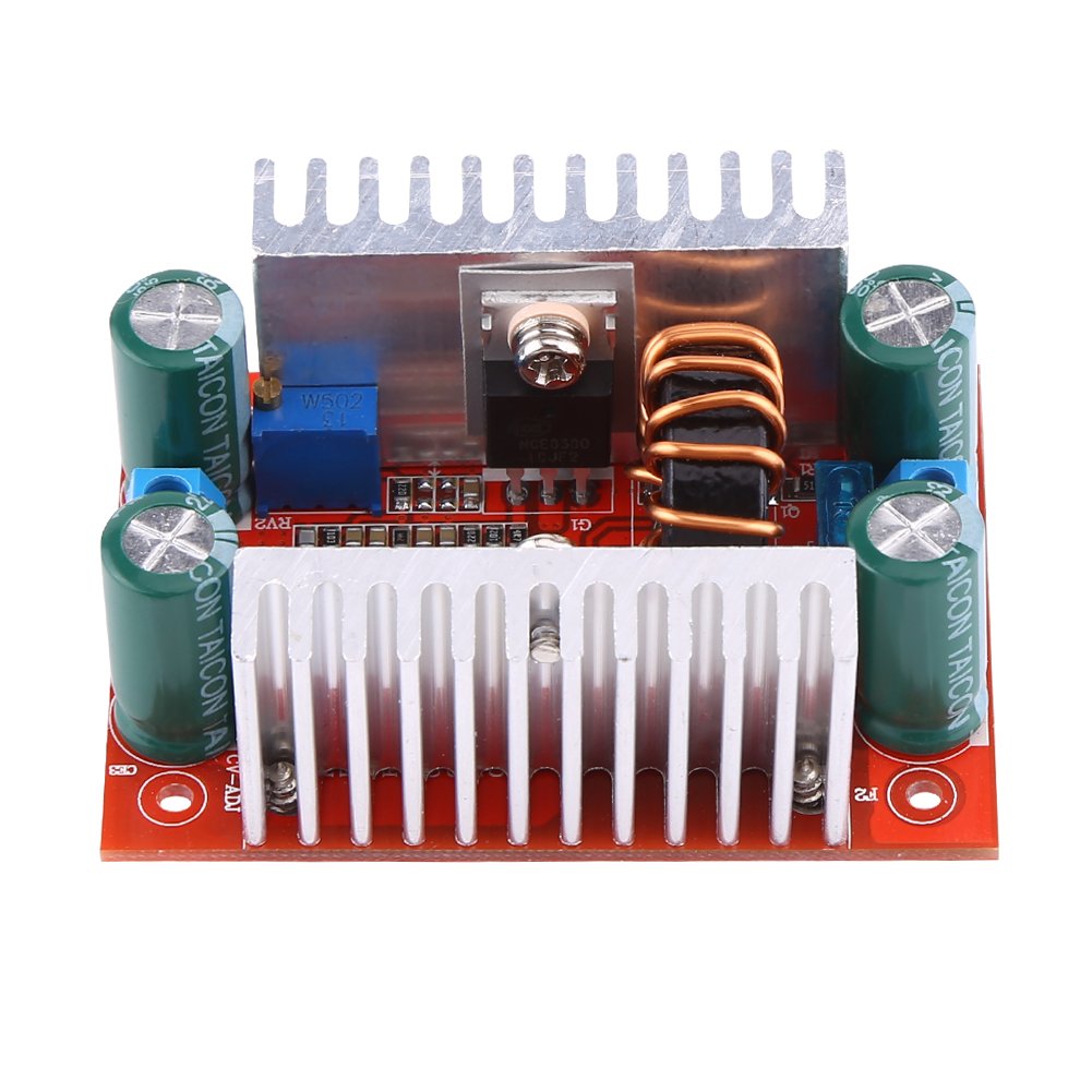 400W DC-DC Boost Converter Adjustable Step-Up Voltage Regulator 8-50V to 10-60V High Power Module Board for Electronics Digital Devices