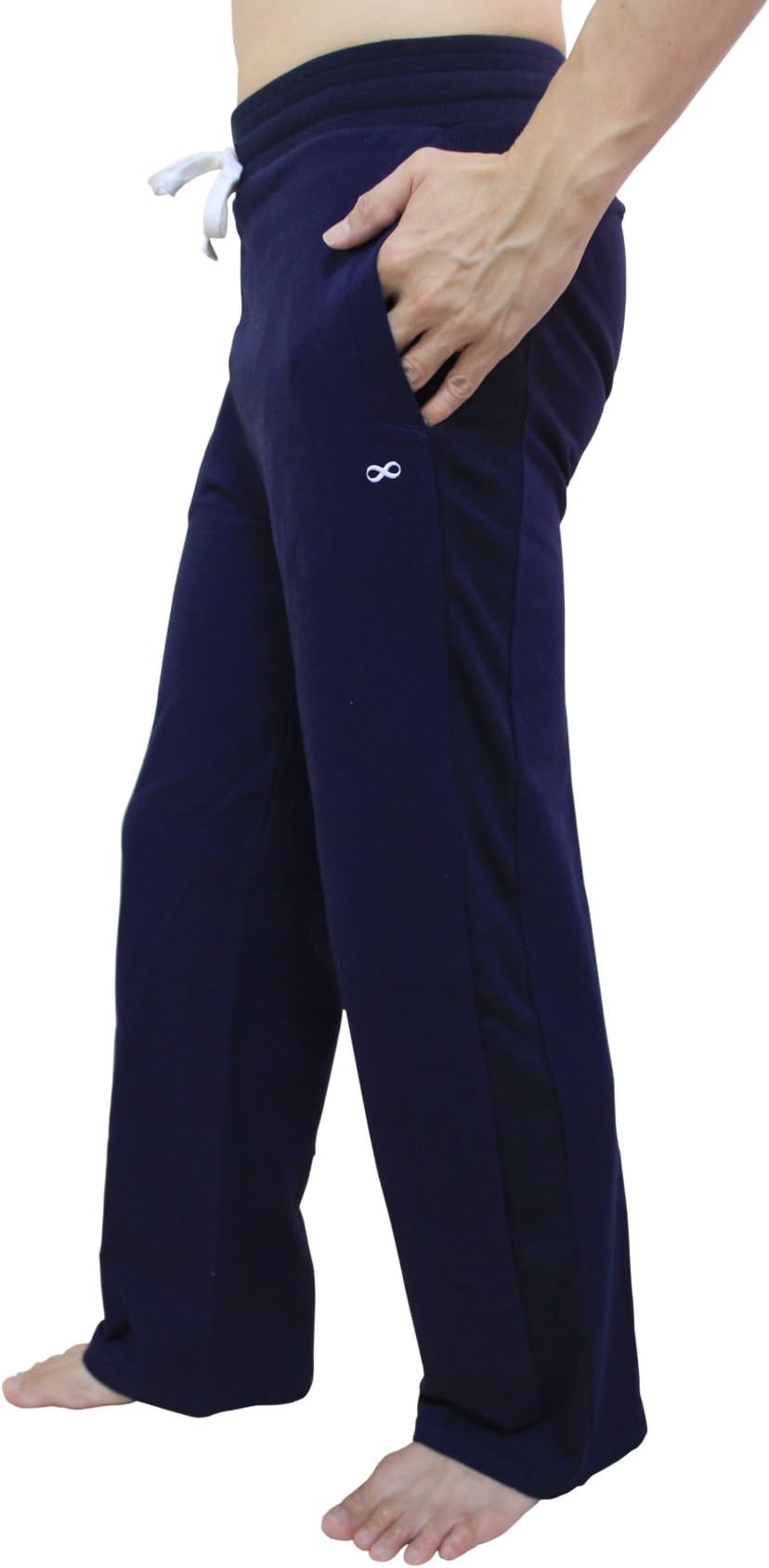 YogaAddict Men's Yoga Long Pants, Pilates, Fitness, Workout, Meditation, Lounge, Tai Chi, Capoeira, Martial Arts Pants