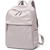 GOLF SUPAGS Womens Laptop Backpack with Separate Laptop Compartment Water Resistant Computer Backpacks Fits 15.6 Inch Notebook Travel Work College Bags (15.6-Inch, Pink)