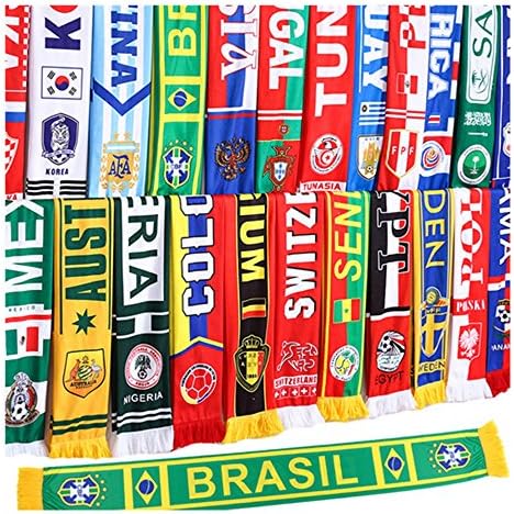 140cm16cm 2018 Russia FIFA World Cup Fans Fashionable Scarves Flags Sports Football Soccer Neckerchief