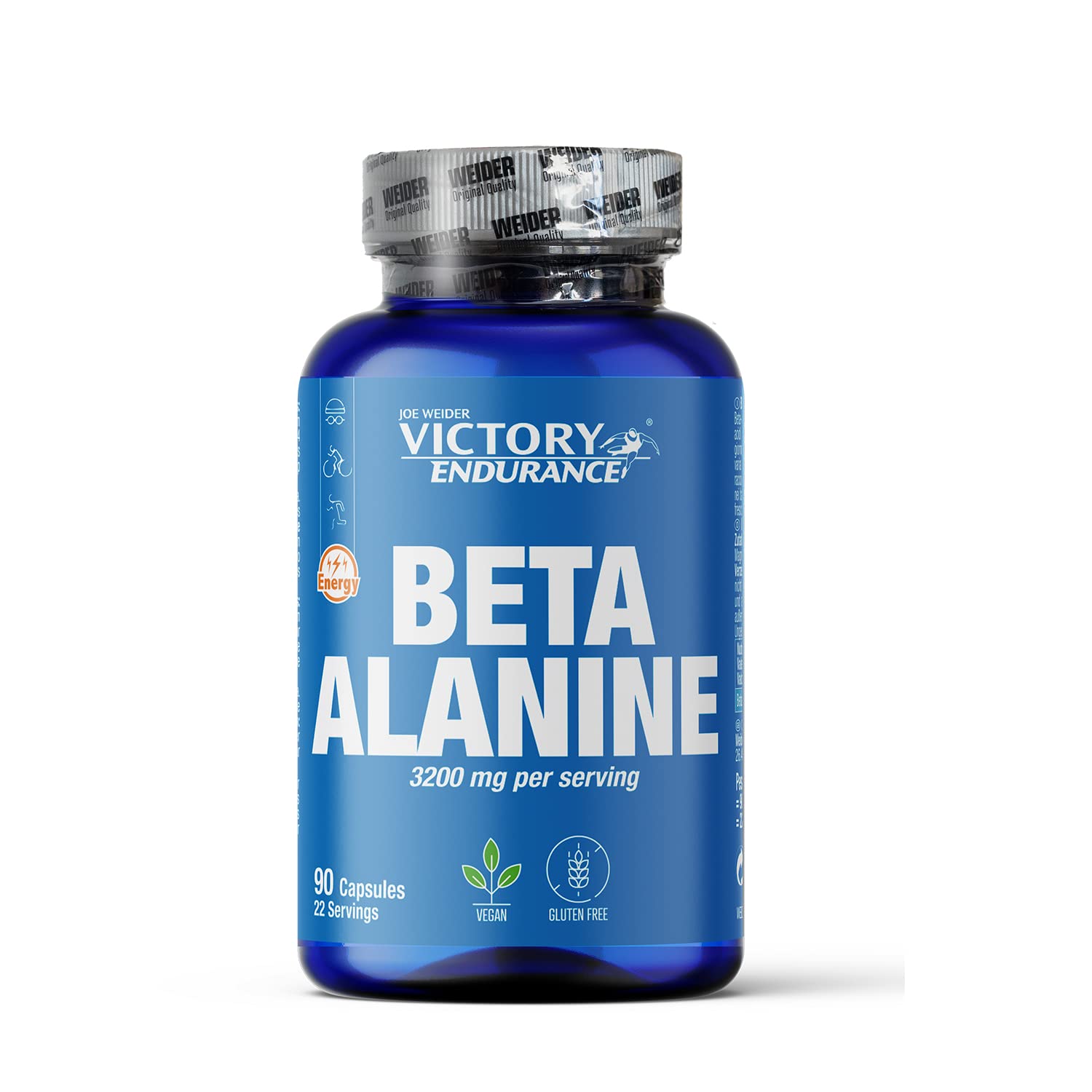 VICTORY ENDURANCE Beta Alanine (90 Caps); Increases Endurance, Improves Muscle Contraction and Delays Fatigue
