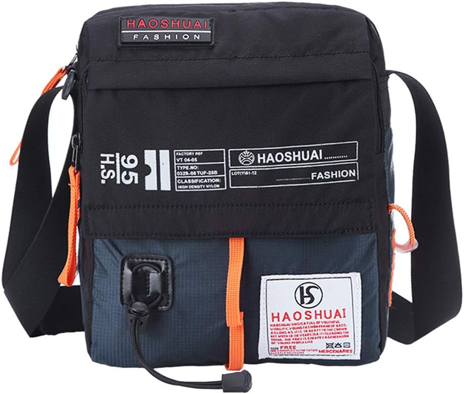 JAKAGO Waterproof Shoulder Bag Messenger Bag Cross body bag Mobile Phone Pouch Satchel fits Phone/Ipad/Tablet up to 10 inch for Sports Travel Outdoor Camping Hiking