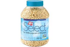 Jolly Time Popcorn Kernels, Gourmet Popping Corn for Air Popper Machine or Stovetop, Select White Pop Corn, 30 Ounce (Pack of 6)