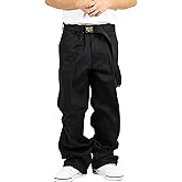 FB County 50/50 Baggy Pants, Loose Fit, Poly-Cotton Twill | Loose Fit, Durable, Soft Poly-Cotton Twill, Wide Leg, for Men, Streetwear