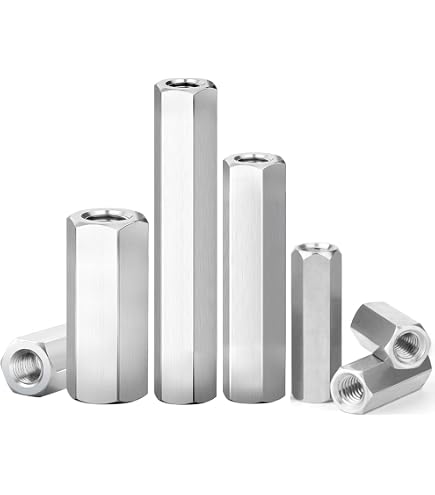 Hillman M20-2.50 Metric Hex Coupling Nut – 2-Pack, Steel/Zinc Plated, For Threaded Rod & Studs