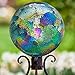Gazing Ball Mosaic Gazing Ball Colorful Globe for Yard Garden Home Outdoor Patio Decor,10 inch