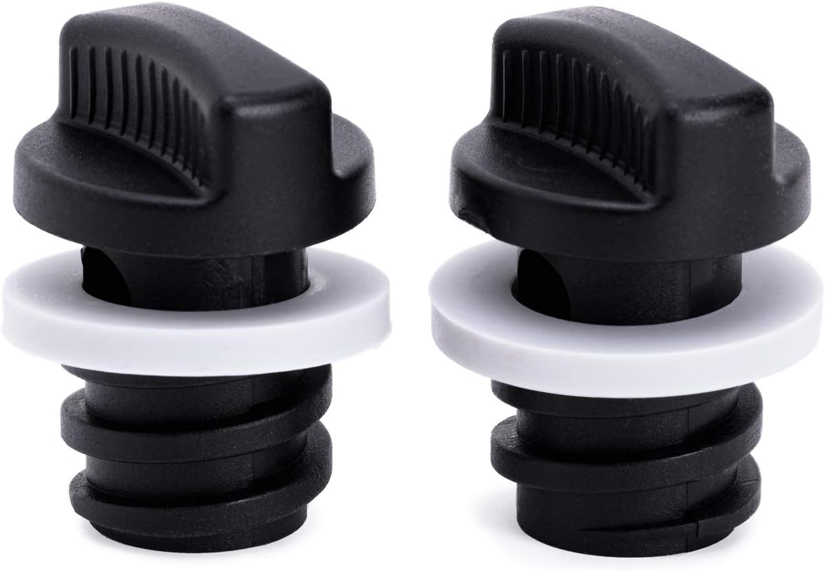 BEAST Cooler Accessories RTIC Compatible Cooler Drain Plugs (2-Pack) - Ergonomically Improved Replacement Drain Plugs Designed to Fit A One Drain RTIC Cooler