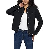HISEA Denim Jacket for Women, Womens Long Sleeve Jean Jackets with Pockets, Women's Casual Stretchy Trucker Coat for Fall