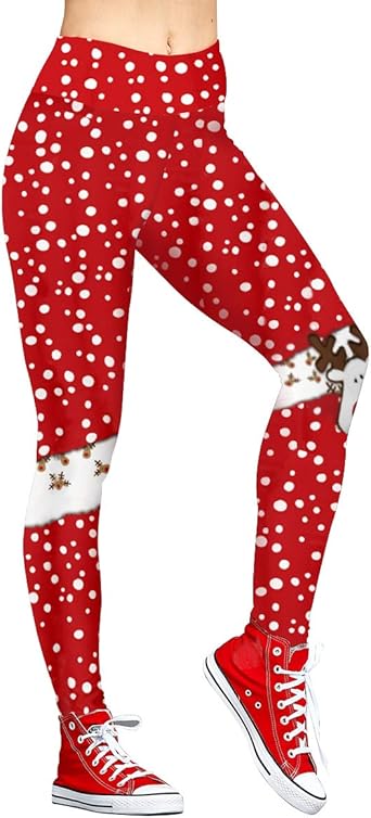 Womens christmas leggings uk Clearance