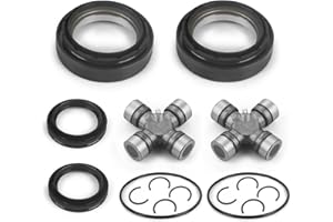 DYNO RACING Front Axle Seal U Joints Kit & Inner Knuckle Oil Seal & hub O-Rings,Compatible with Ford F250 F350 F450 F550 Super Duty 1998-2004