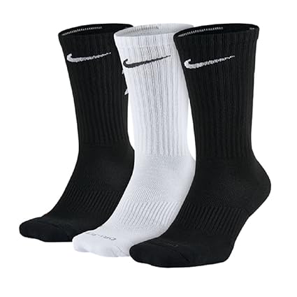 nike black crew socks mens