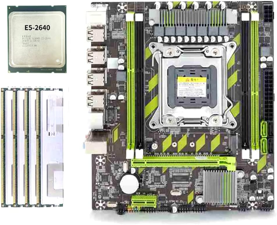 Tsadeer X79 Motherboard E5 2640 CPU 16GB DDR3 RAM 1333MHz ECC REG LGA2011