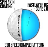 Srixon New Q-STAR Tour 5 2024 Dozen Golf Balls White Urethane view 5