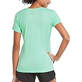 baleaf Women's Short Sleeve Running Workout Shirts Athletic Tops Lightweight Quick Dry Training Yoga Crewneck