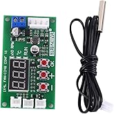 DONGKER PWM Driver Module,DC 12V 24V 48V 4-Wire Fan Temperature Controller for PC Fan/Alarm
