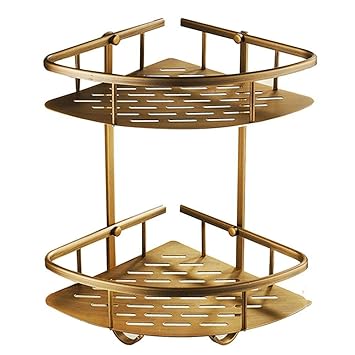 Amazon Com 2nd Floor Shower Rack Corner Compact Storage