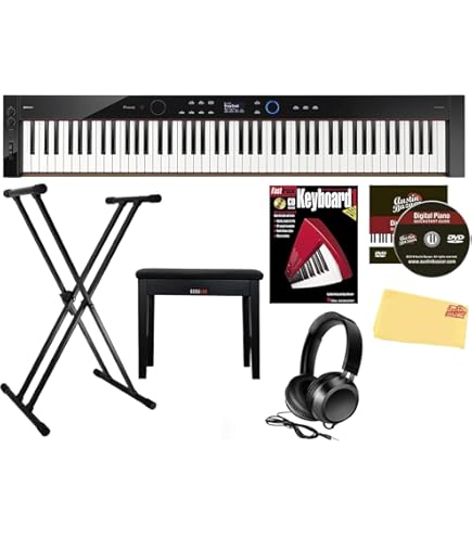 Amazon.com: Casio Privia PX-S5000 Digital Piano - Black Bundle