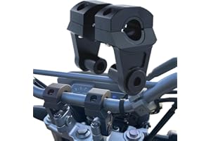 Mantt Universal CNC Handlebar Riser (2 inch Riser) 7/8" (22 mm) Motorcycle ATV Risers Fit for CRF 250L/DR650/KLR650/TW200/Gro