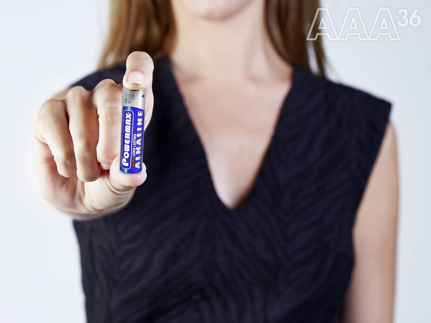 Powermax 36-Count AAA Batteries, Ultra Long Lasting Alkaline Battery, 10-Year Shelf Life, Recloseable Packaging: Health & Personal Care