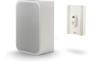 Bluesound Pulse Flex 2i + BP100 Battery Pack Bundle – White - Compatible with Alexa and Siri