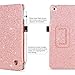 BENTOBEN iPad Mini 4 Case, iPad Mini 5 Case, Slim Glitter Bling PU Leather Stand Smart Folio Case Cover with Auto Sleep/Wake Function for Apple iPad Mini 4 (2015) / Mini 5 (2019) 7.9 inch, Rose Gold