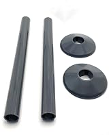 Greened House SnapFit 2 Pack 200mm 15mm Pipe Covers Anthracite view 1