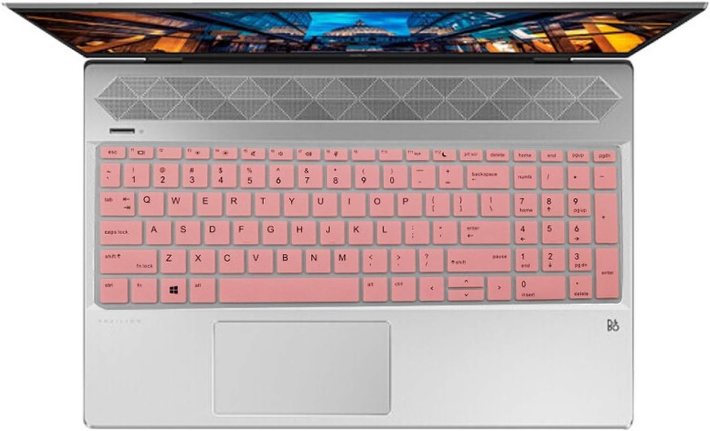 Laptop Keyboard Cover Skin For 15 6 Hp Probook 450 G5 G6 For Hp Probook 850 G5 66 Pro 15 G2 I5 65u Mx250 15 Inch Gradual Pink Keyboard Skins Electronics