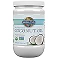 Garden of Life Organic Extra Virgin Coconut Oil - Unrefined Cold Pressed Plant Based Oil for Hair, Skin & Cooking, 14 Oz