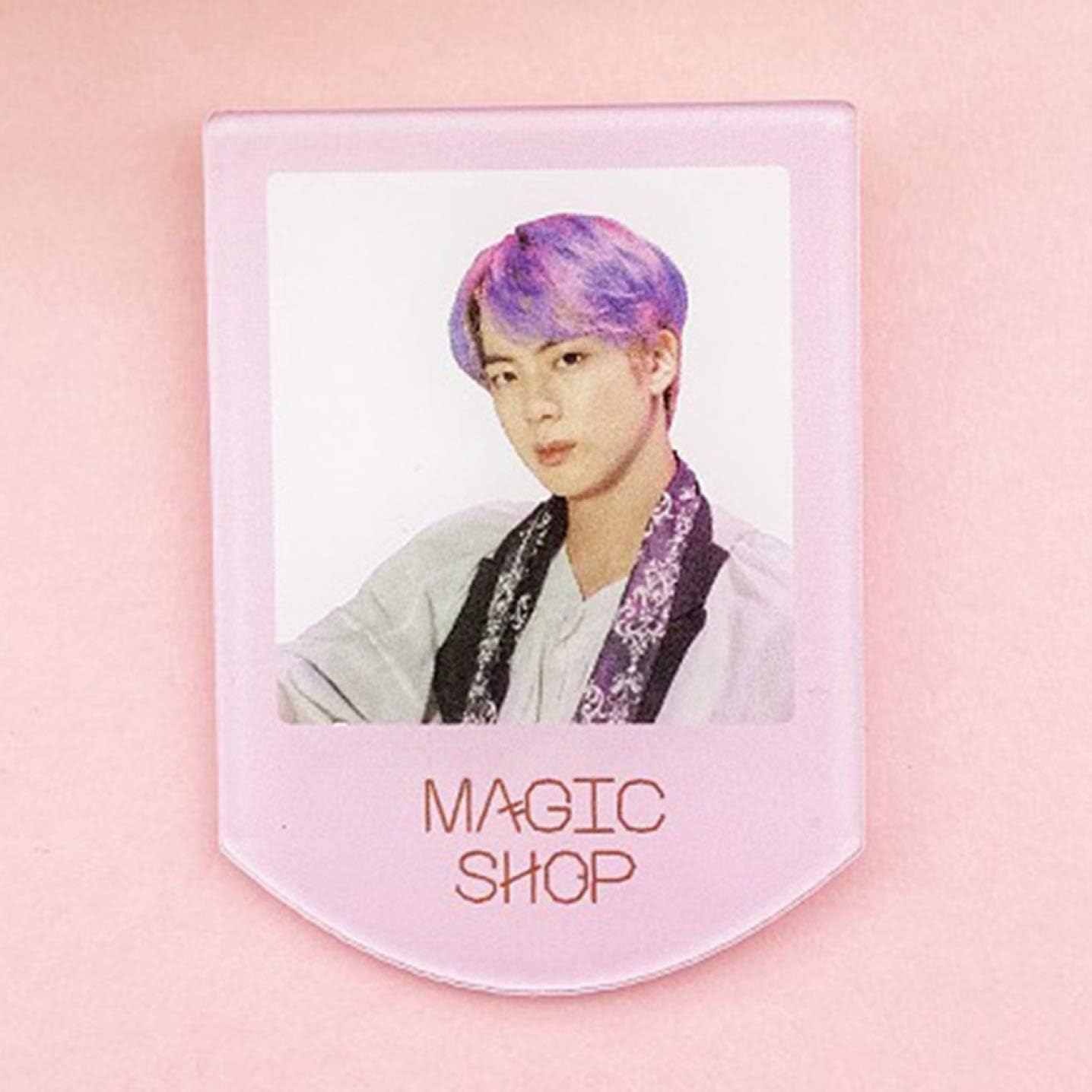 hainanaishun Sturdy Kpop Bts Japan Fanmeeting Vol.5 Magic Shop Official Same Acrylic Badge Pin Brooch Jewelry Accessories For Fans Gifts(None JIN/)