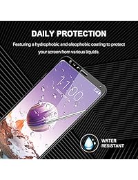 [2-Pack] MP-Mall para LG Stylo 4 Protector de visualización [vidrio templado] [full Cover] con Garantía de sustitución