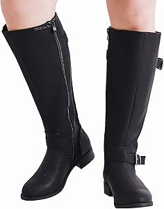 wide leg winter boots