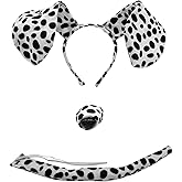 Nicky Bigs Novelties Unisex-Adult Puppy Floppy Dog Ears Headband, Nose and Tail Set, Accessory Kit for Costume Events & Party