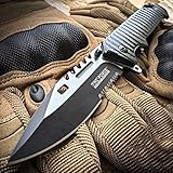 Spring Assisted Open SAWBACK BOWIE Tactical Rescue