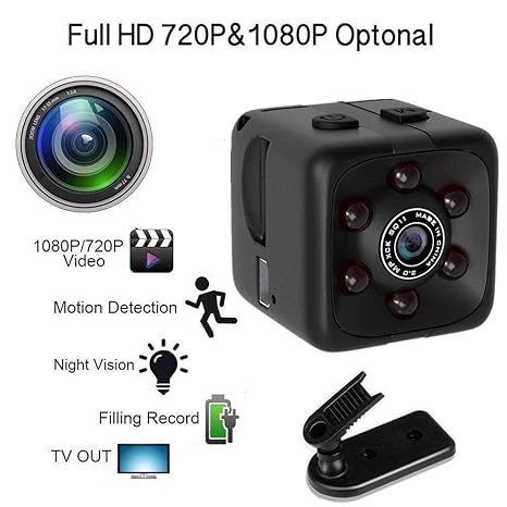 1080P HD Mini cámara inalámbrica Soporte TF 32G Cámara espía módulo Oculto DIY Detección de Movimiento