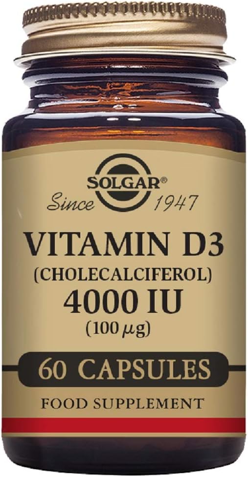 Solgar Vitamin D3 4000 IU (100 µg) Vegetable Capsules, 60 Count (Pack of 1), Cholecalciferol, Keeps Bones and Teeth Healthy - Image 4
