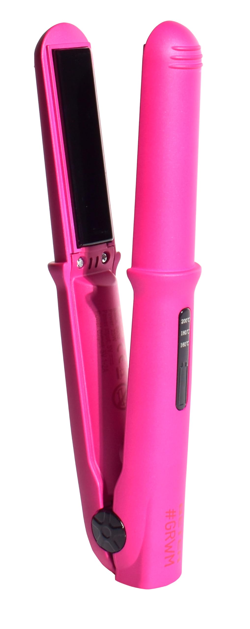 Beter - Mini GRWM Cordless Hair Straightener, Compact Size for Travel, USB Rechargeable, Adjustable Temperature up to 200ºC - USB Cable Included - Pink