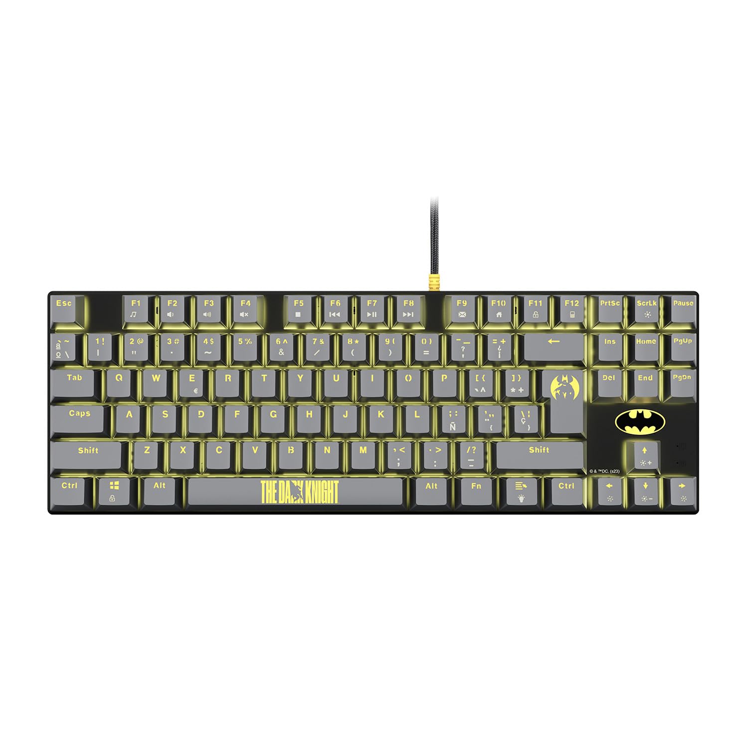 FRTEC - TKL Wired Mechanical Gaming Keyboard, Batman PC Gaming Accessories Official License (Batman Keyboard)