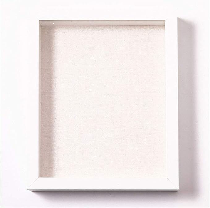 Cornice Portafoto 3D Muzilife 20x20cm - In Legno Con Vetro, Ideale Per Regali E Decorazioni