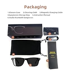Smart Sunglasses, 5.3 Bluetooth Audio Glasses for